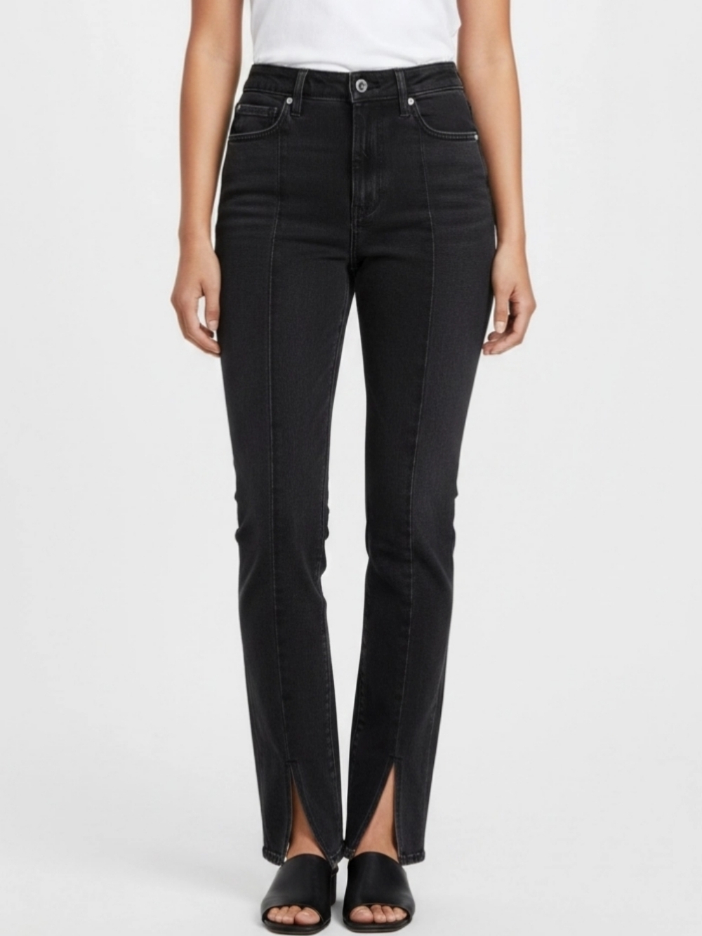 Abercrombie & Fitch Women Black High Rise Skinny Jeans 29x30 Perfect Fit
